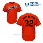 Maglia Baseball Uomo Baltimore Orioles 32 Matt Wieters Arancione Alterner Cool Base