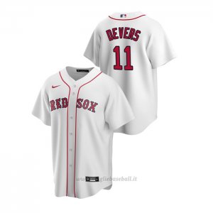 Maglia Baseball Uomo Boston Red Sox Rafael Devers Replica Primera Bianco