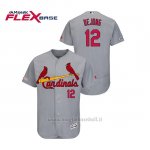 Maglia Baseball Uomo St. Louis Cardinals Paul Dejong 150th Aniversario Patch Autentico Flex Base Grigio