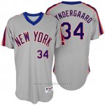 Maglia Baseball Uomo New York Mets Noah Syndergaard Turn Back The Clock Grigio