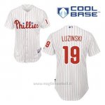 Maglia Baseball Uomo Philadelphia Phillies John Kruk 19 Bianco 1ªCool Base