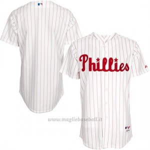 Maglia Baseball Uomo Philadelphia Phillies Autentico Turn Back The Clock Bianco
