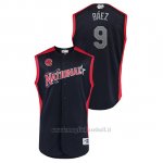 Maglia Baseball Hombre Chicago Chicago Cubs 2019 All Star Game Workout National League Javier Baez Blu