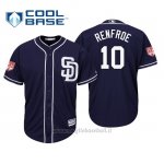 Maglia Baseball Uomo San Diego Padres Hunter Renfroe Cool Base Entrenamiento De Primavera 2019 Blu