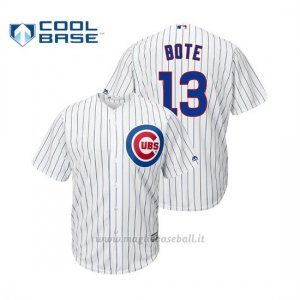 Maglia Baseball Uomo Chicago Cubs David Bote Cool Base Official 1ªBianco