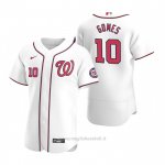 Maglia Baseball Uomo Washington Nationals Yan Gomes Autentico Primera 2020 Bianco