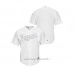 Maglia Baseball Uomo Kansas City Royals 2019 Players Weekend Replica Bianco