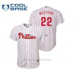 Maglia Baseball Bambino Philadelphia Phillies Andrew Mccutchen Cool Base Replica 1ªBlanco
