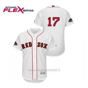Maglia Baseball Uomo Boston Red Sox Nathan Eovaldi 2019 Gold Program Flex Base Bianco