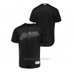 Maglia Baseball Hombre Cleveland Indians 2019 Players Weekend Autentico Nero