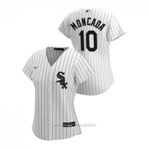 Maglia Baseball Donna Chicago White Sox Yoan Moncada 2020 Replica Primera Bianco