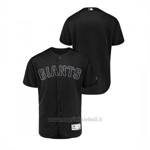 Maglia Baseball Hombre San Francisco Giants 2019 Players Weekend Autentico Nero