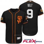 Maglia Baseball Uomo San Francisco Giants Brandon Belt San Francisco Nero 2017 Allenamento Primaverile Flex Base Giocatore