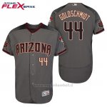Maglia Baseball Uomo Arizona Diamondbacks 44 Paul Goldschmidt Grigio Nero 20 Anniversario Flex Base