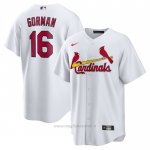 Maglia Baseball Uomo St. Louis Cardinals Nolan Gorman Home Replica Bianco
