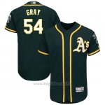 Maglia Baseball Uomo Oakland Athletics Sonny Grigio Verde Autentico Collezione Giocatore