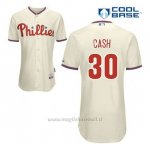 Maglia Baseball Uomo Philadelphia Phillies Dave Cash 30 Crema Alterner Cool Base
