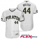 Maglia Baseball Uomo Pittsburgh Pirates Christopher Bostick Bianco 2018 1ªAlterner Flex Base