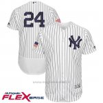 Maglia Baseball Uomo New York Yankees 2017 Estrellas y Rayas Gary Sanchez Bianco Flex Base