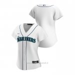Maglia Baseball Donna Seattle Mariners Replica 2020 Primera Bianco