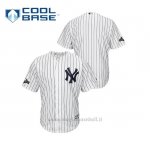 Maglia Baseball Uomo New Y Ork Yankees 2019 Postseason Cool Base Bianco