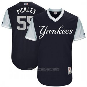Maglia Baseball Uomo New York Yankees 2017 Little League World Series Sonny Grigio Blu