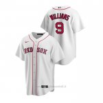 Maglia Baseball Uomo Boston Red Sox Ted Williams Replica Primera Bianco