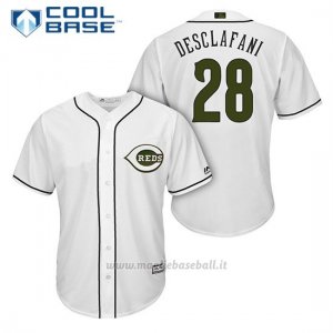Maglia Baseball Uomo Cincinnati Reds 28 Anthony Desclafani Bianco2018 Alterner Cool Base