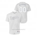 Maglia Baseball Uomo Kansas City Royals Personalizzate 2019 Players Weekend Autentico Bianco