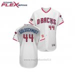 Maglia Baseball Uomo Arizona Diamondbacks Paul Orschmidt 2018 Stars & Stripes Flex Base Bianco