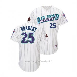 Maglia Baseball Uomo Arizona Diamondbacks Archie Bradley Throwback 1998 Bianco