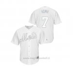 Maglia Baseball Uomo New Y Ork Mets Marcus Stroman 2019 Players Weekend Replica Bianco