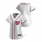 Maglia Baseball Donna Washington Nationals Replica 2020 Primera Bianco