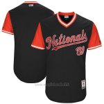 Maglia Baseball Uomo Washington Nationals Players Weekend 2017 Personalizzate Nero