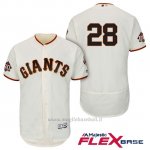 Maglia Baseball Uomo San Francisco Giants Buster Posey Ivory 1ª60th Season Flex Base