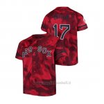 Maglia Baseball Hombre Boston Red Sox Nathan Eovaldi Camuffamento Autentico Collezione Rosso