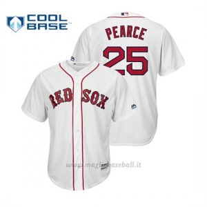 Maglia Baseball Uomo Chicago White Sox Steve Pearce Cool Base Official 1ªBianco