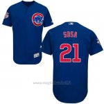 Maglia Baseball Uomo Chicago Cubs 21 Sammy Sosa Flex Base Autentico Collezione