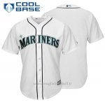 Maglia Baseball Uomo Seattle Mariners Majestic Bianco Cool Base