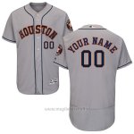 Maglia Houston Astros Personalizzate Grigio