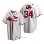 Maglia Baseball Uomo St. Louis Cardinals J.a. Happ Cooperstown Collection Home Bianco