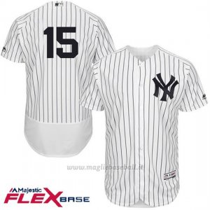 Maglia Baseball Uomo New York Yankees Thurman Munson Bianco Flex Base Autentico Collezione