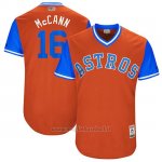 Maglia Baseball Uomo Houston Astros 2017 Little League World Series Brian Mccann Arancione