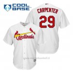 Maglia Baseball Uomo St. Louis Cardinals Chris Carpenter 29 Bianco 1ªCool Base