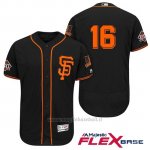 Maglia Baseball Uomo San Francisco Giants Angel Pagan Nero Alterner 60th Season Flex Base