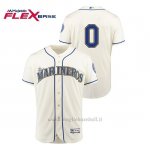 Maglia Baseball Uomo Seattle Mariners 0 Mallex Smith Hispanic Heritage Flex Base Crema