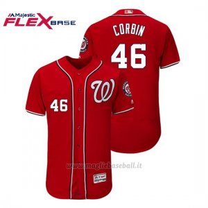 Maglia Baseball Uomo Washington Nationals Patrick Corbin Flex Base Autentico Collezione Alternato Rojo
