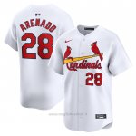 Maglia Baseball Uomo St. Louis Cardinals Nolan Arenado Home Limited Bianco