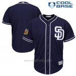 Maglia Baseball Uomo San Diego Padres Blu Allenamento Primaverile Cool Base