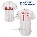 Maglia Baseball Uomo Philadelphia Phillies Tim Mccarver 11 Bianco 1ªCool Base